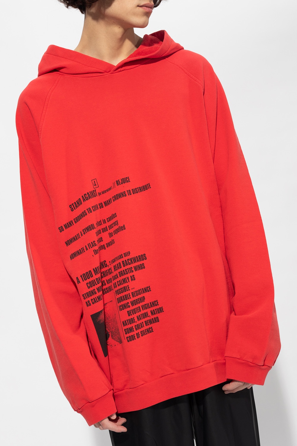 Printed hoodie Raf Simons - Vitkac GB